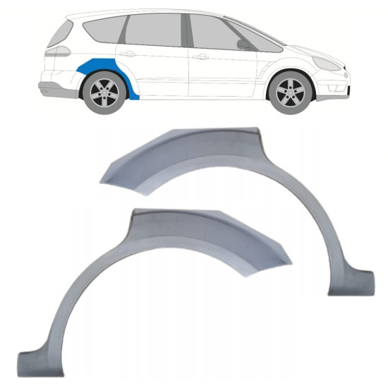 Hátsó sárvédő javító panel hoz Ford S-MAX 2006-2015 / Bal+Jobb / Készlet 15174