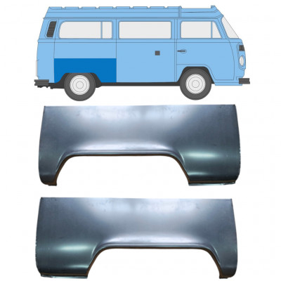 Hátsó sárvédő javító panel hoz VW Transporter T2 1967-1979 / Bal+Jobb / Készlet 10506