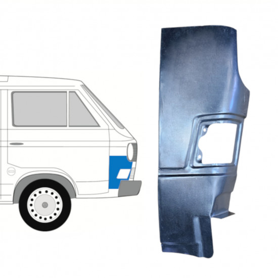 Első sarok javító panel hoz VW Transporter T3 1979-1992 / Jobb 8162