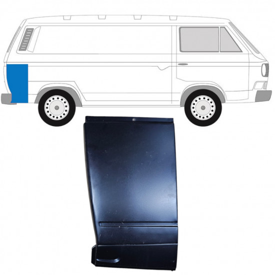 Hátsó sarok javító panel hoz VW Transporter T3 1979-1992 / Jobb 11628