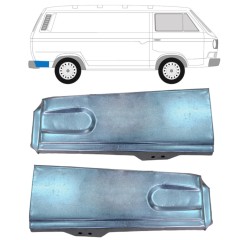 Hátsó sárvédő javító panel hoz Volkswagen Transporter T3 1979-1992 / Bal+Jobb / Készlet 11633