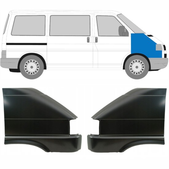 Első sárvédő hoz Volkswagen Transporter T4 1990-2003 / Bal+Jobb / Készlet 10588