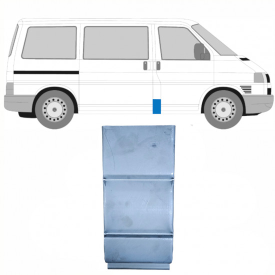 Oszlop javító panel hoz VW Transporter T4 1990-2003 / Bal = Jobb (szimmetrikus) 8690