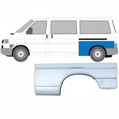 Hátsó sárvédő javító panel hoz VW Transporter T4 1990-2003 / LWB / Bal 7149