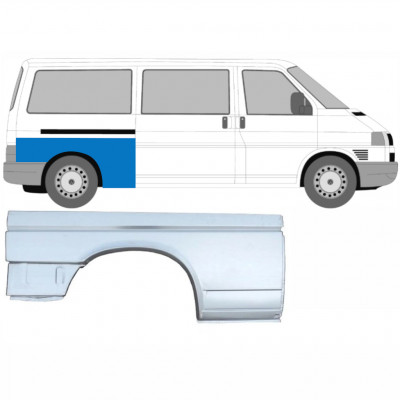 Hátsó sárvédő javító panel hoz VW Transporter T4 1990-2003 / LWB / Jobb 7148