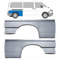 Hátsó sárvédő javító panel hoz VW Transporter T4 1990-2003 / LWB / Bal+Jobb / Készlet 10652