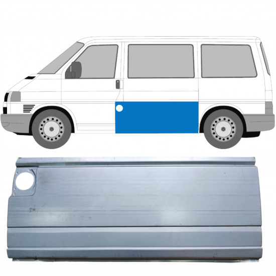 Magas oldalsó rész javító panel hoz VW Transporter T4 1990-2003 / Bal 7150