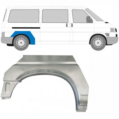 Hátsó sárvédő javító panel hoz VW Transporter T4 1990-2003 / LWB / Jobb 5353