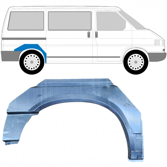 Hátsó sárvédő javító panel hoz VW Transporter T4 1990-2003 / SWB / Jobb 5350