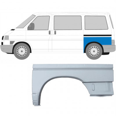 Hátsó sárvédő javító panel hoz VW Transporter T4 1990-2003 / SWB / Bal 5375