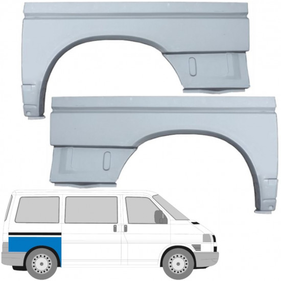 Hátsó sárvédő javító panel hoz VW Transporter T4 1990-2003 / SWB / Bal+Jobb / Készlet 9600