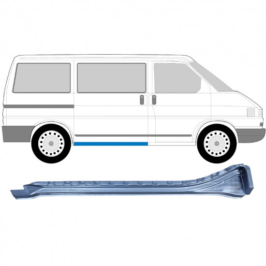 Belső tolóajtó küszöb javító panel hoz VW Transporter T4 1990-2003 / LWB / Jobb 5363