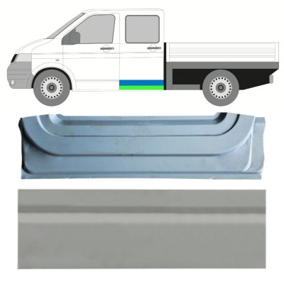 Belső és külső hátsó ajtó javító panel hoz Volkswagen Transporter T5 2003-2015 / Bal / Készlet 16877
