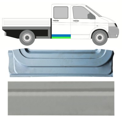 Belső és külső hátsó ajtó javító panel hoz Volkswagen Transporter T5 2003-2015 / Jobb / Készlet 16876