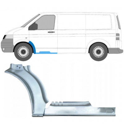 Küszöb és első sárvédő javító panel hoz Volkswagen Transporter T5 2003-2015 / Bal / Készlet 12637