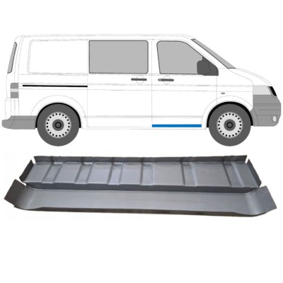 Fellépő lemez bal belső küszöbbel hoz Volkswagen Transporter T5 2003-2015 / Jobb 16838
