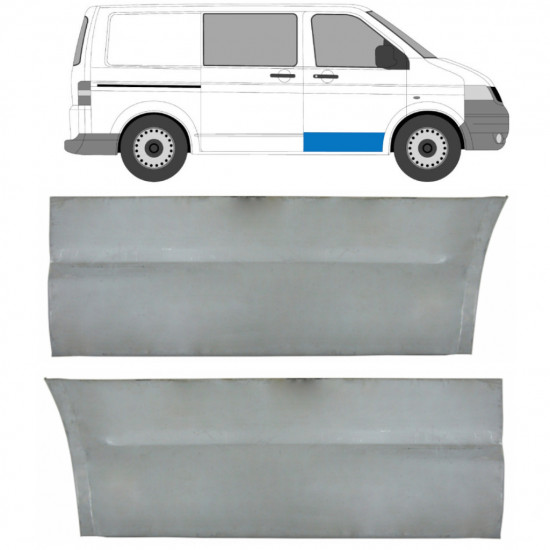 Külső ajtó javító panel hoz VW Transporter T5 2003-2015 / Bal+Jobb / Készlet 9601