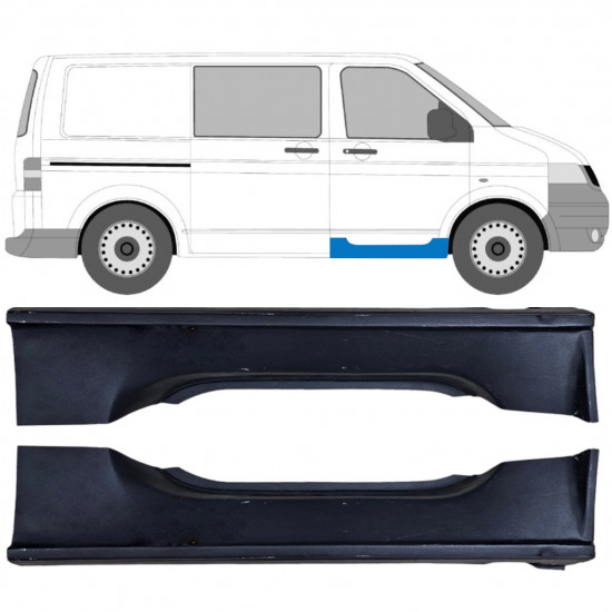 Első ajtó küszöb javító panel hoz Volkswagen Transporter T5 2003-2015 / Készlet 12518