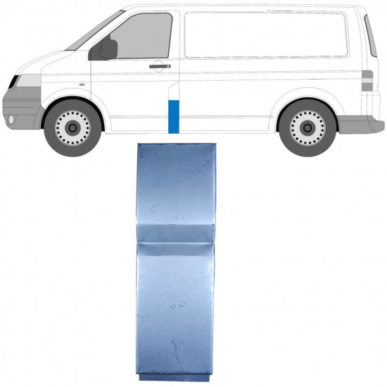 Oszlop javító panel hoz VW Transporter T5 2003-2015 / Bal 12619