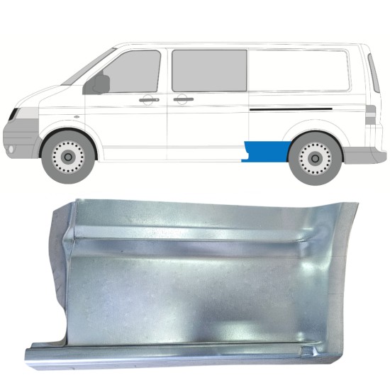 Hátsó sárvédő javító panel hoz Volkswagen Transporter T5 2003-2015 / Bal 16667