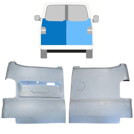 Hátsó ajtó javító panel hoz Volkswagen Transporter T5 2003-2015 / Bal+Jobb / Készlet 15060