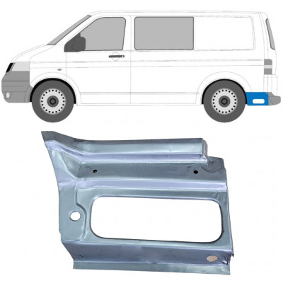 Hátsó sárvédő javító panel hoz Volkswagen Transporter T5 2003-2009 / Bal 12028