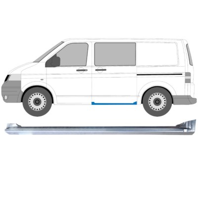 Tolóajtó küszöb javító panel hoz Volkswagen Transporter T5 2003-2015 / Bal 16976