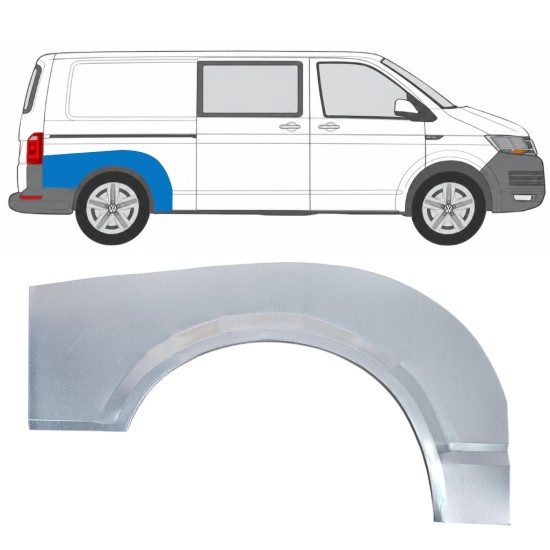 Hátsó sárvédő javító panel hoz Volkswagen Transporter T6 2015-2024 / Jobb 17143