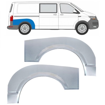 Hátsó sárvédő javító panel hoz Volkswagen Transporter T6 2015-2024 / Bal+Jobb 17145