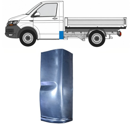 Hátsó sarok javító panel hoz Volkswagen Transporter T6 2015-2024 / Bal 17128