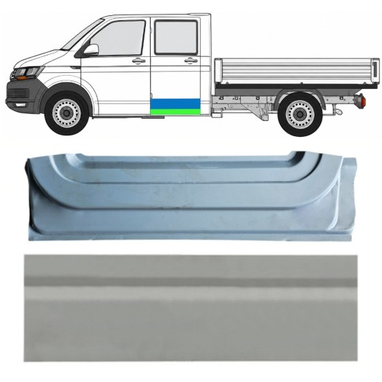 Belső és külső hátsó ajtó javító panel hoz Volkswagen Transporter T6 2015-2024 / Bal 17161