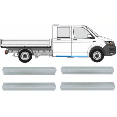 Első és hátsó küszöb javító panel hoz Volkswagen Transporter T6 2015-2024 / Bal+Jobb 17132
