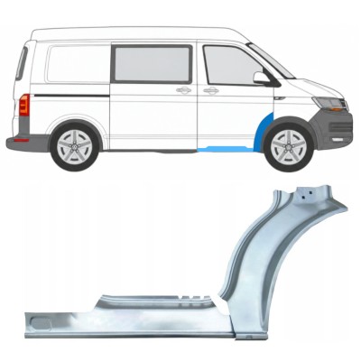 Küszöb és első sárvédő javító panel hoz Volkswagen Transporter T6 2015-2024 / Jobb 17196