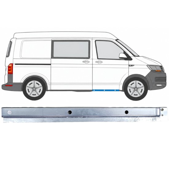Belső első ajtó küszöb javító panel hoz Volkswagen Transporter T6 2015-2024 / Jobb 17184