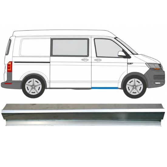 Első ajtó küszöb javító panel hoz Volkswagen Transporter T6 2015-2024 / Bal = Jobb (szimmetrikus) 17129