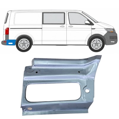 Hátsó sárvédő javító panel hoz Volkswagen Transporter T6 2015-2024 / Jobb 17189