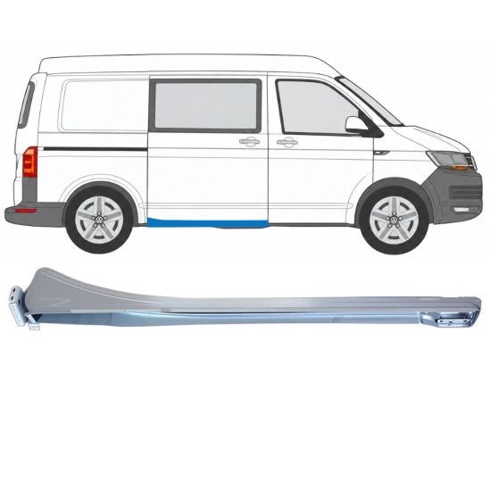 Tolóajtó vezetősín hoz Volkswagen Transporter T6 2015-2024 / Jobb 17203