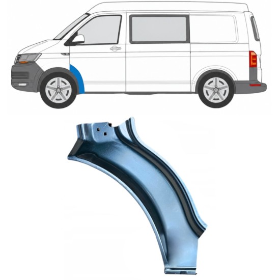 Első sárvédő javító panel hoz Volkswagen Transporter T6 2015-2024 / Bal 17187