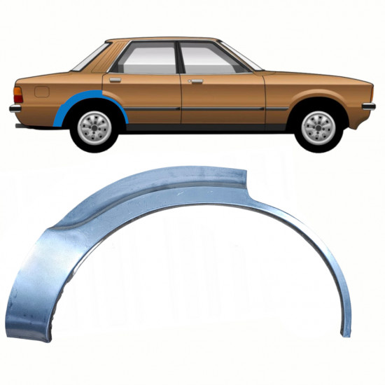 Hátsó sárvédő javító panel hoz Ford Taunus 1976-1982 / Bal 8773