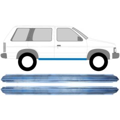 Küszöb javító panel hoz Nissan Terrano I 1986-1996 / Bal+Jobb / Készlet 11365