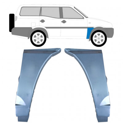 Első sárvédő javító panel hoz Nissan Terrano 1993-1999 / Bal+Jobb / Készlet 10471