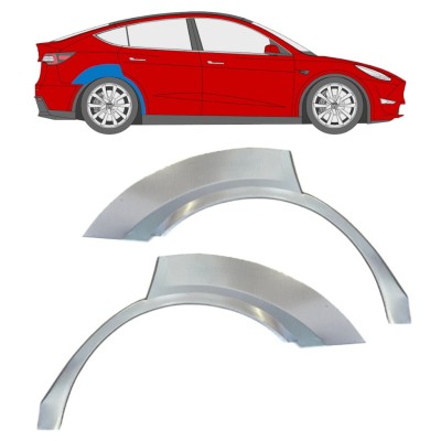 Hátsó sárvédő javító panel hoz Tesla Model Y 2020- / Bal+Jobb / Készlet 16378