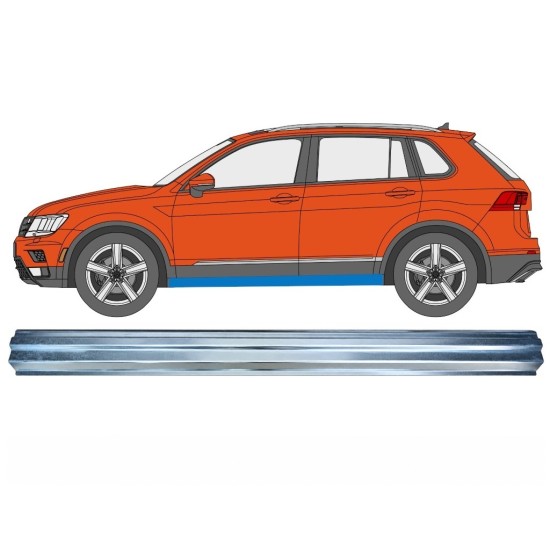 Alsó küszöb javító panel hoz Volkswagen Tiguan 2016-2024 / Bal 17221