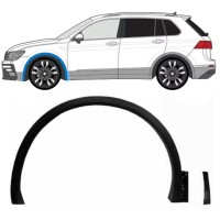 Jobb első sárvédő díszléc hoz Volkswagen Tiguan 2016-2024 R-Line / Bal / Készlet 14853