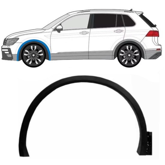 Jobb első sárvédő díszléc