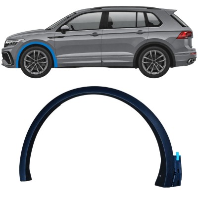 Jobb első sárvédő díszléc hoz Volkswagen Tiguan 2020-2024 R-Line / Bal 17064