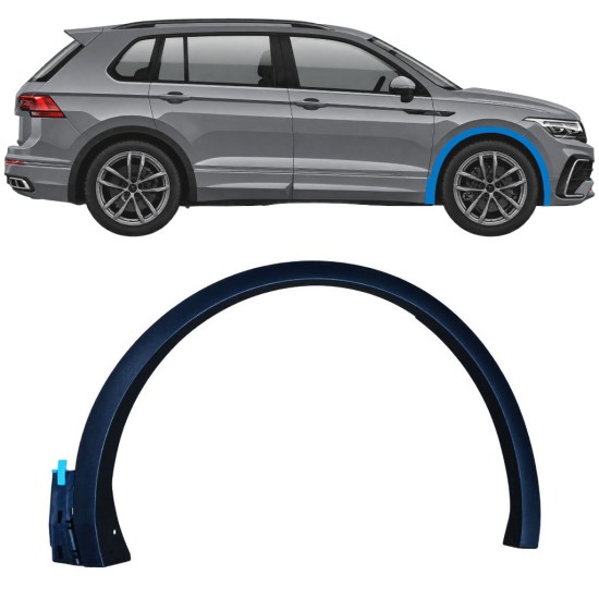 Jobb első sárvédő díszléc hoz Volkswagen Tiguan 2020-2024 R-Line / Jobb 17063