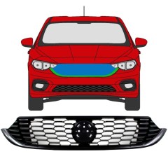 Hűtőrács hoz Fiat Tipo 2016- / Készlet 7531