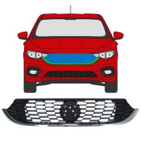 Hűtőrács hoz Fiat Tipo 2016- / Készlet 16194