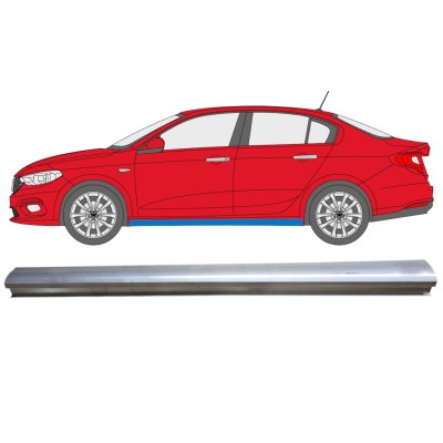 Alsó küszöb javító panel hoz Fiat Tipo 2016- / Bal 14973